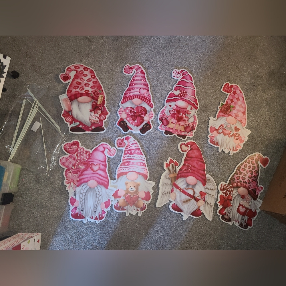 ✨️4/$10✨️ Valentines Gnome Decorations!